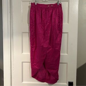 Maeve by Anthropologie Fuchsia Tulip Midi Skirt